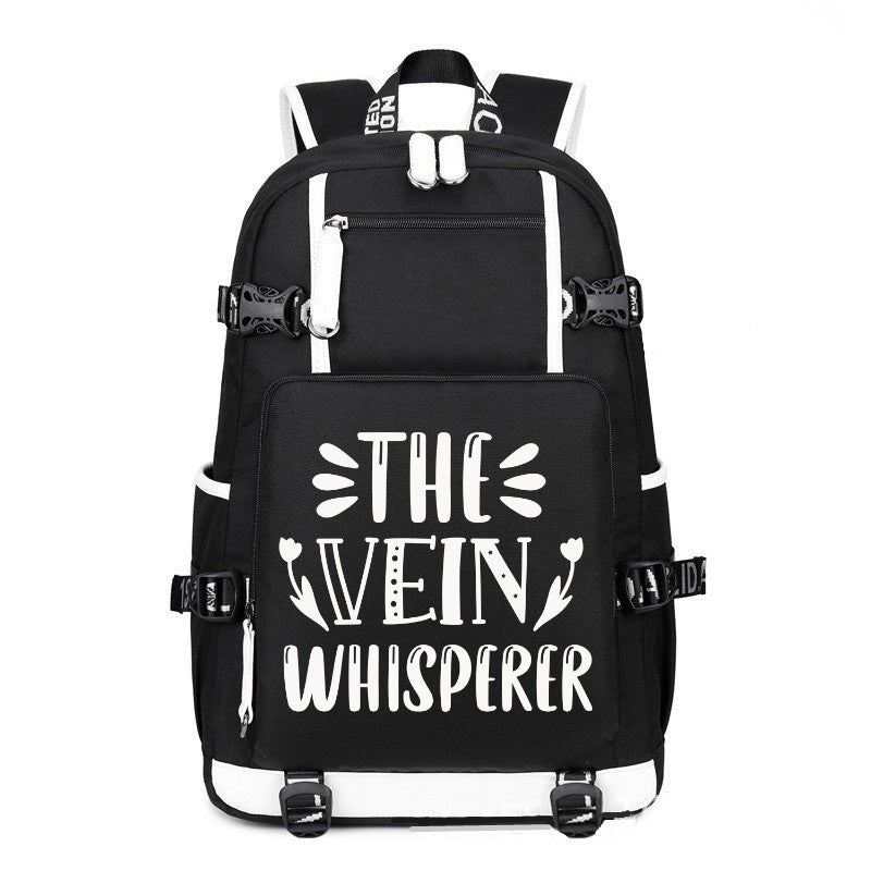 The Vein Whisperer printing Canvas Backpack
