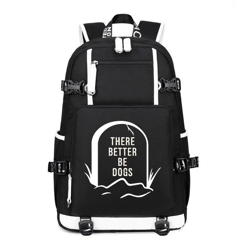 There better be dog printing Canvas Backpack