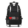 Save Lives printing Canvas Backpack