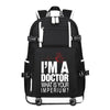 I'M A doctor What Is Your Imperium printing Canvas Backpack