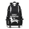 Easily distracted by wieners printing Canvas Backpack