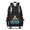 Nobody's Perfect But As A Doctor  printing Canvas Backpack