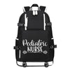 Pediatric Nurse printing Canvas Backpack