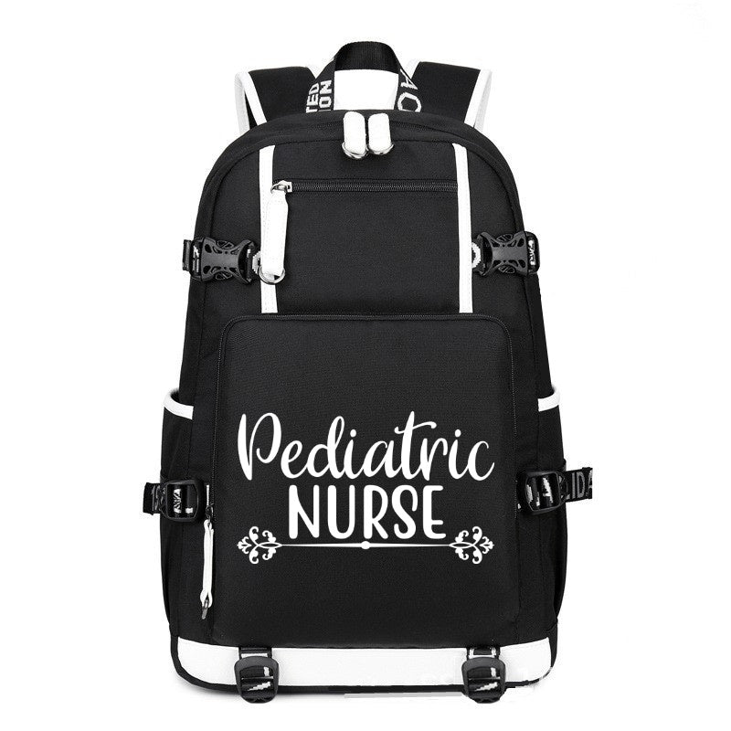 Pediatric Nurse printing Canvas Backpack
