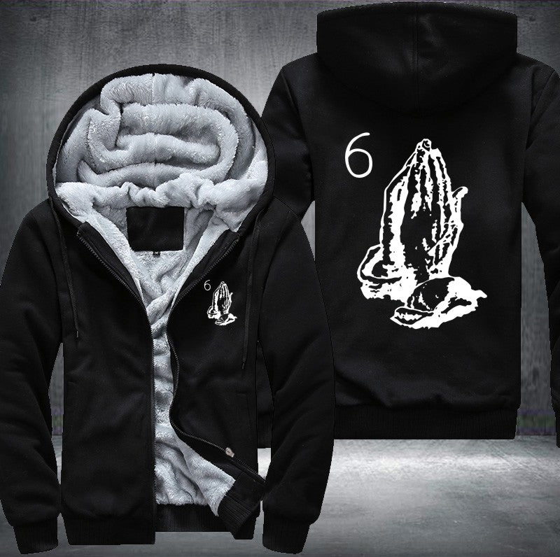 the 6 God Fleece Hoodies Jacket