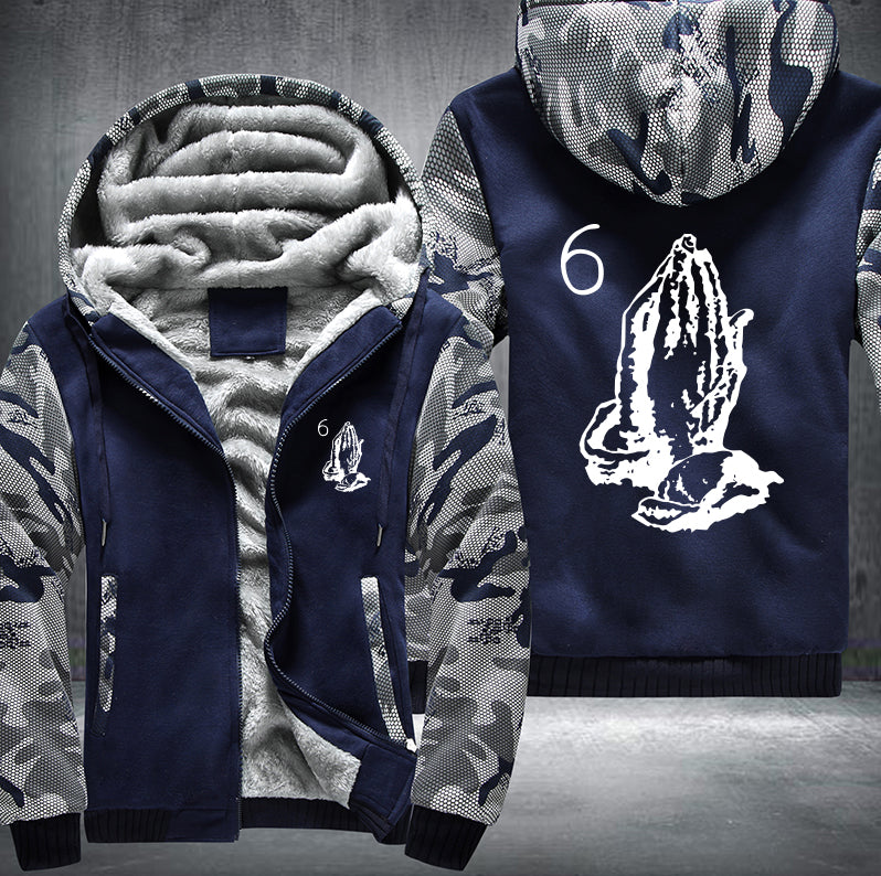 the 6 God Fleece Hoodies Jacket