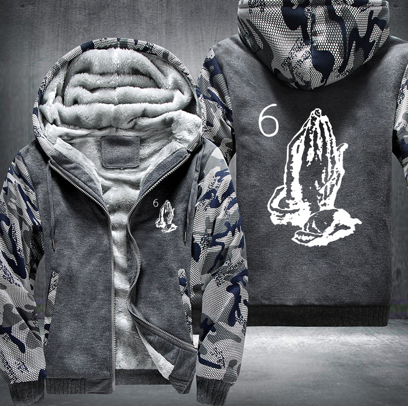 the 6 God Fleece Hoodies Jacket