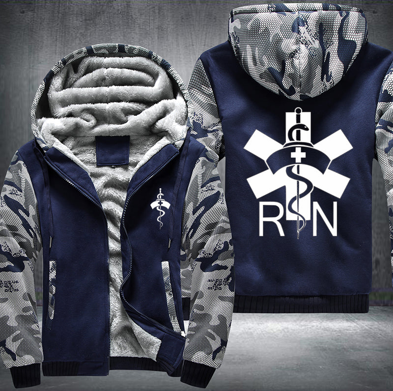 Registered nurse RN nurse Fleece Hoodies Jacket