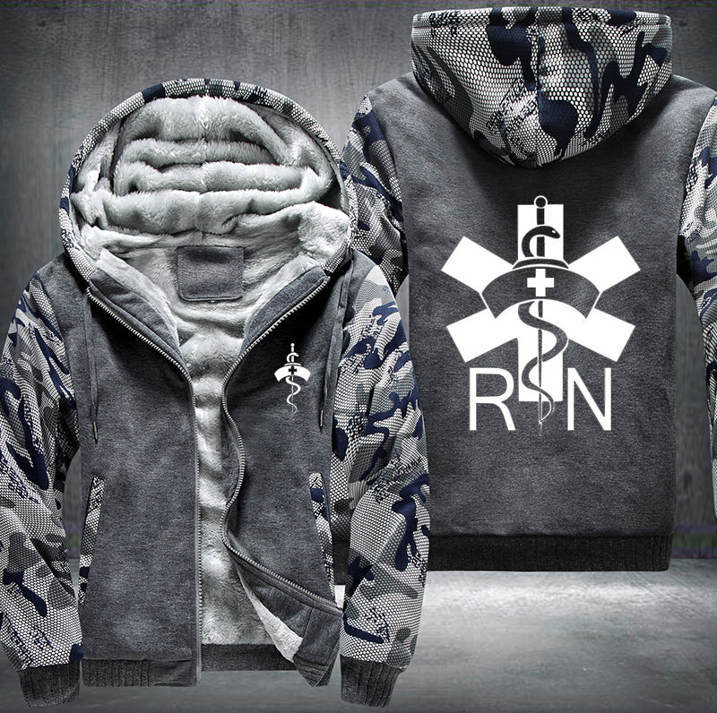 Registered nurse RN nurse Fleece Hoodies Jacket