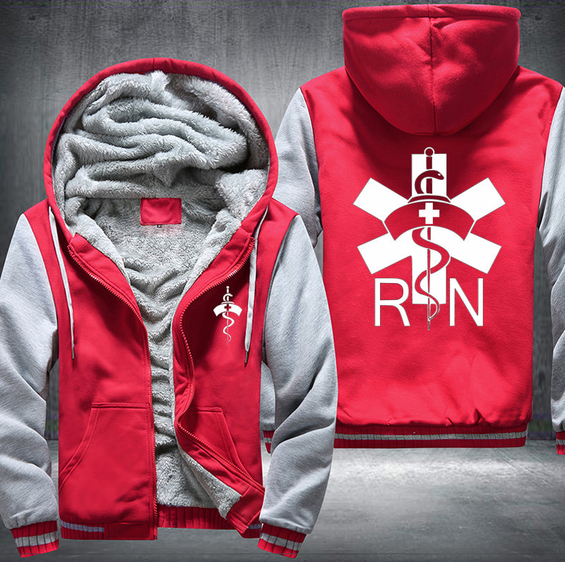 Registered nurse RN nurse Fleece Hoodies Jacket