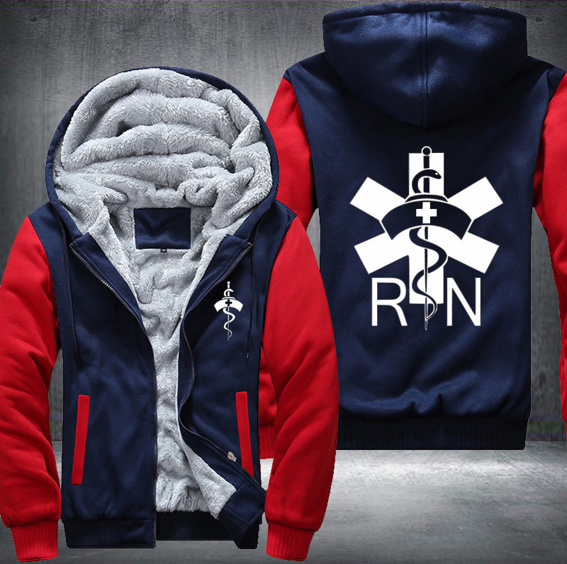 Registered nurse RN nurse Fleece Hoodies Jacket