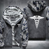 Nursing Symbol Fleece Hoodies Jacket