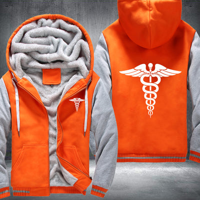 Nursing Symbol Fleece Hoodies Jacket