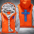 Faith Cross Luminous Fleece Hoodies Jacket