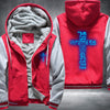 Faith Cross Luminous Fleece Hoodies Jacket