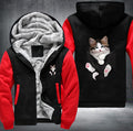 Relax Cute Cat Fleece Hoodies Jacket