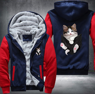 Relax Cute Cat Fleece Hoodies Jacket