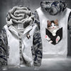 Relax Cute Cat Fleece Hoodies Jacket