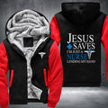 Jesus saves I'm just a nurse Fleece Hoodies Jacket