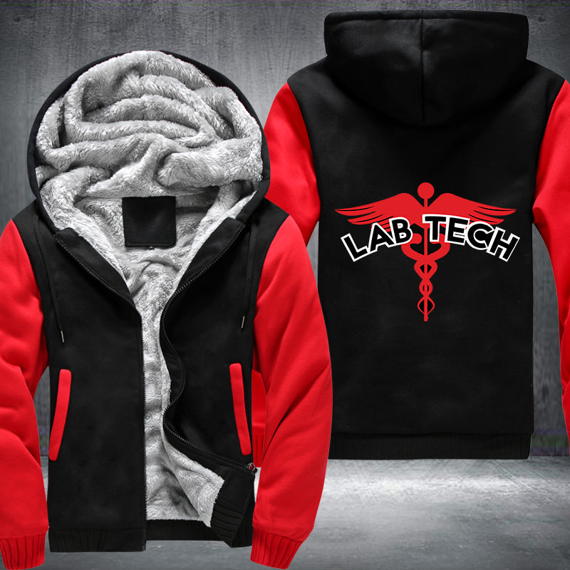 Lab tech nursing Fleece Hoodies Jacket