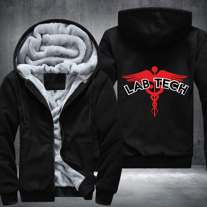 Lab tech nursing Fleece Hoodies Jacket