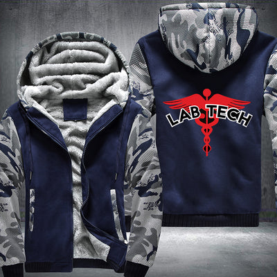 Lab tech nursing Fleece Hoodies Jacket