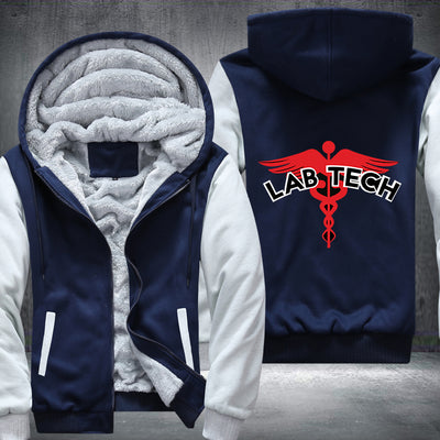 Lab tech nursing Fleece Hoodies Jacket