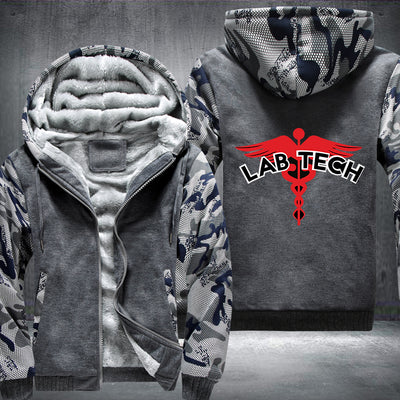 Lab tech nursing Fleece Hoodies Jacket