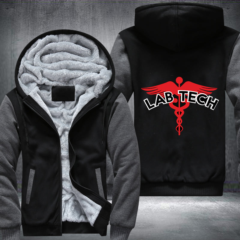 Lab tech nursing Fleece Hoodies Jacket