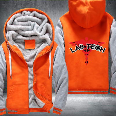 Lab tech nursing Fleece Hoodies Jacket