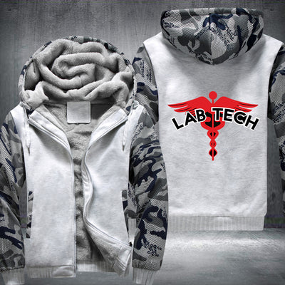 Lab tech nursing Fleece Hoodies Jacket
