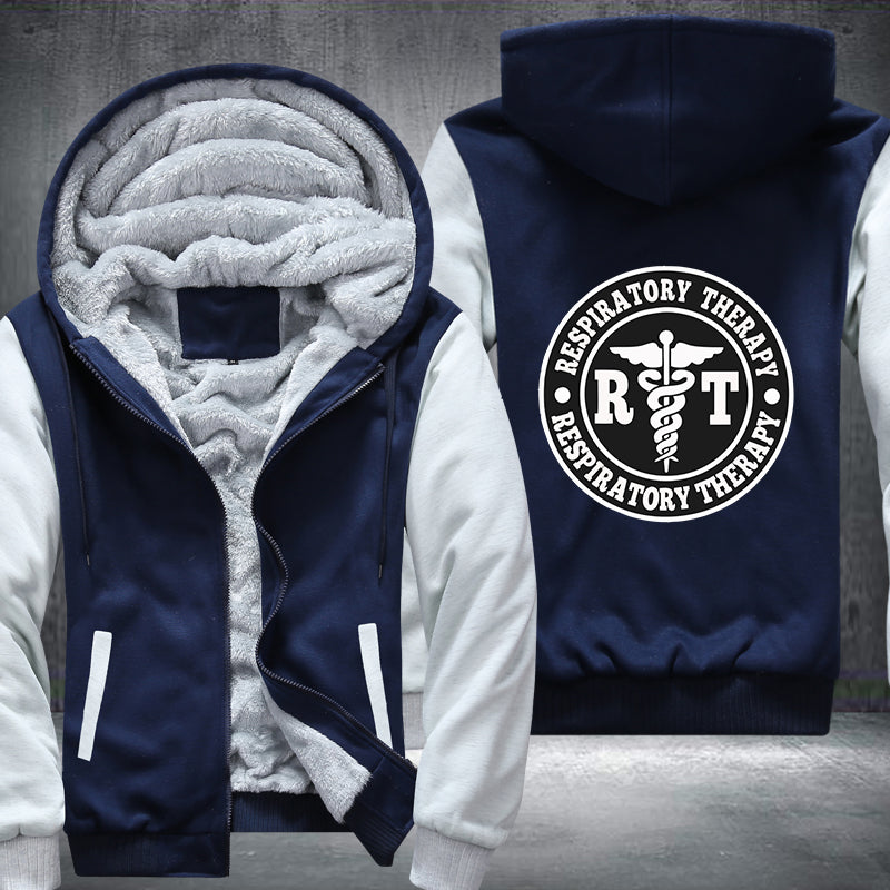 RT Respiratory Therapist Fleece Hoodies Jacket