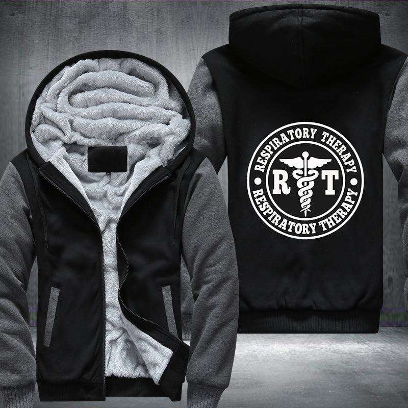 RT Respiratory Therapist Fleece Hoodies Jacket