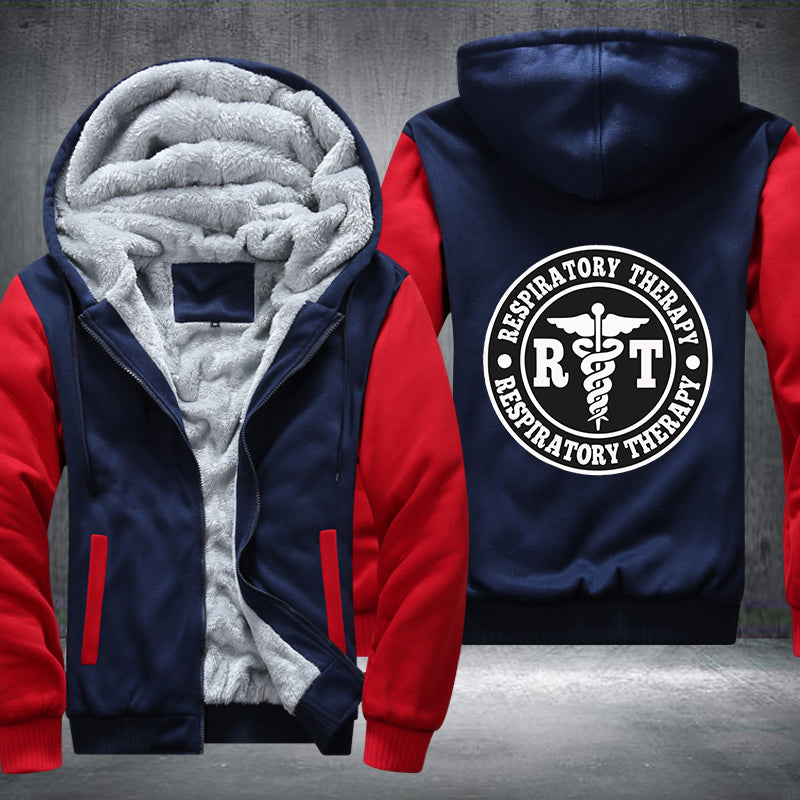 RT Respiratory Therapist Fleece Hoodies Jacket