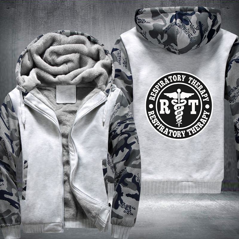 RT Respiratory Therapist Fleece Hoodies Jacket