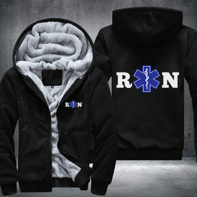 RN Registered Nurse design Fleece Hoodies Jacket
