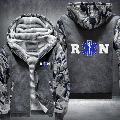 RN Registered Nurse design Fleece Hoodies Jacket