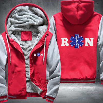 RN Registered Nurse design Fleece Hoodies Jacket