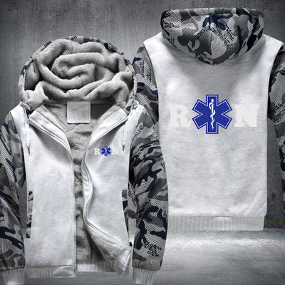 RN Registered Nurse design Fleece Hoodies Jacket