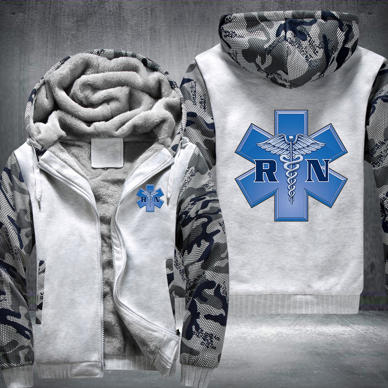 Beautiful design RN Registered Nurse Fleece Hoodies Jacket