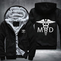 Medical Doctor MD Printing Fleece Hoodies Jacket