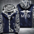 Medical Doctor MD Printing Fleece Hoodies Jacket