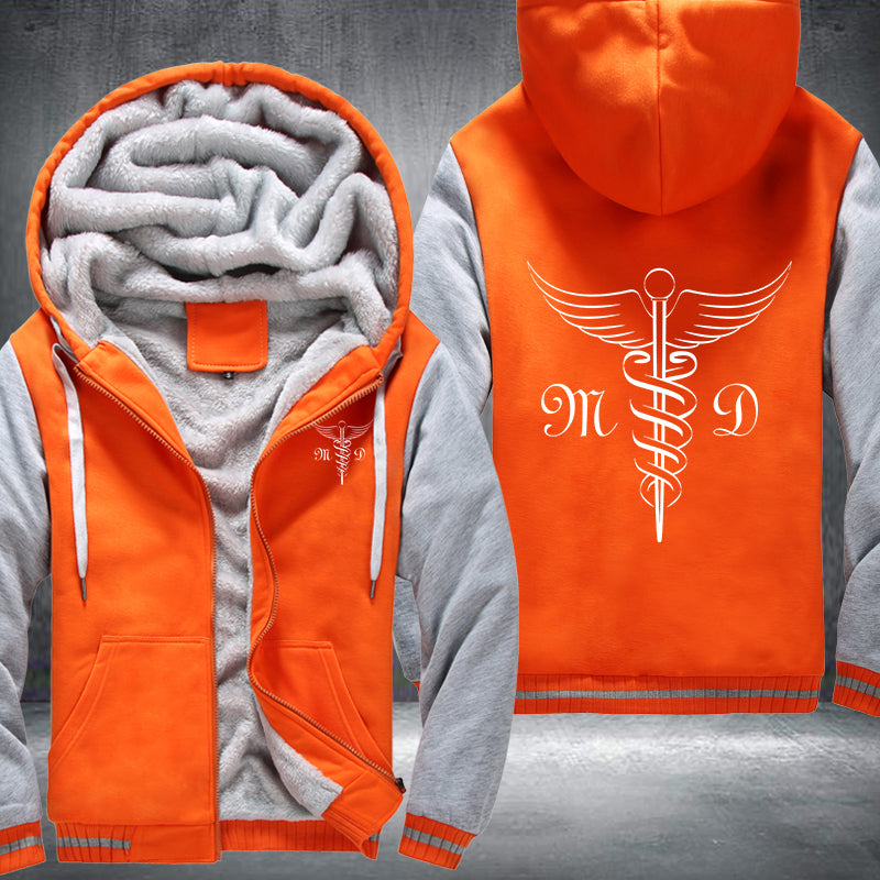 MD medical doctor Fleece Hoodies Jacket