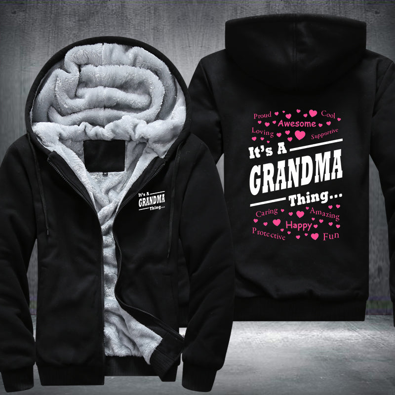 It's a GRANDMA Thing Fleece Hoodies Jacket