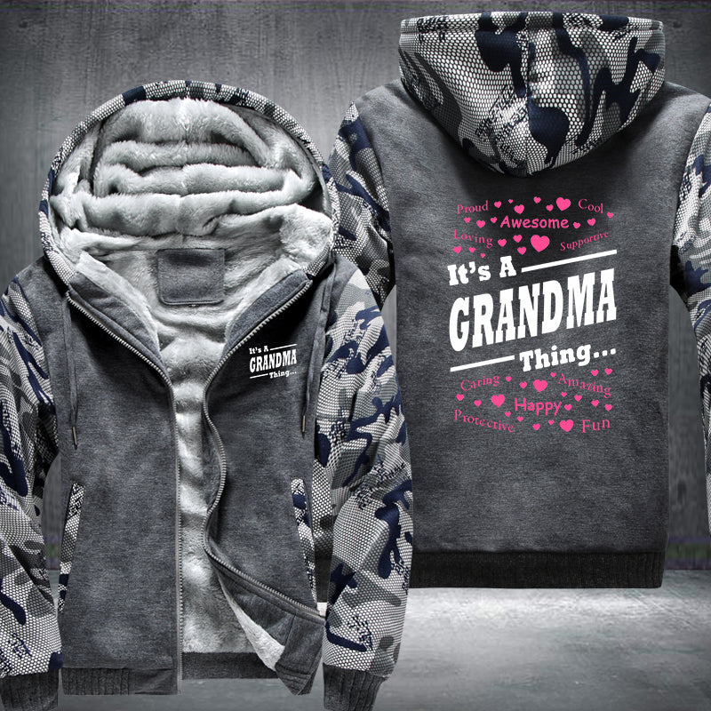 It's a GRANDMA Thing Fleece Hoodies Jacket