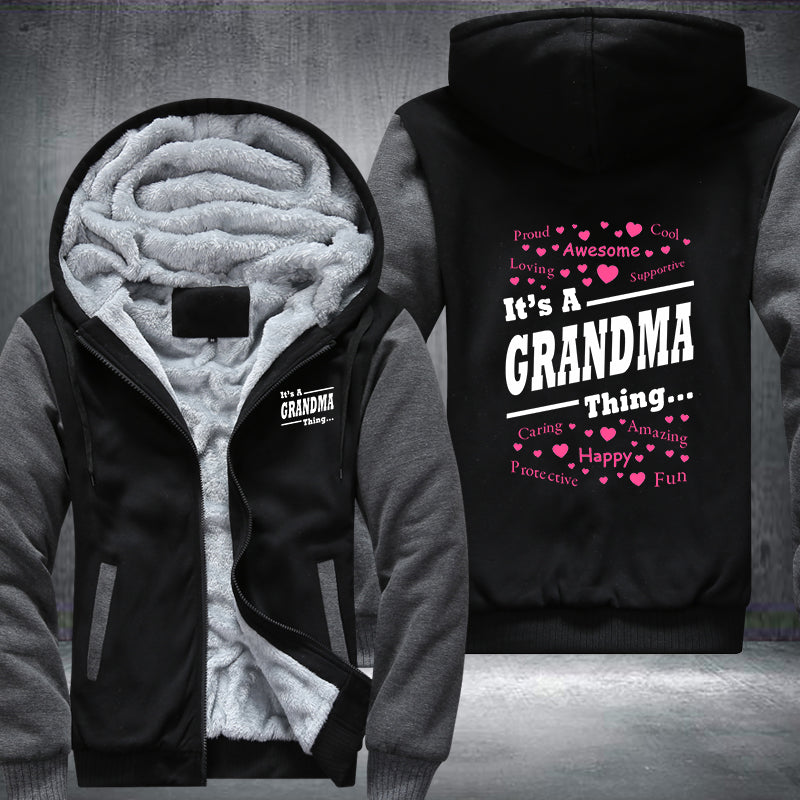 It's a GRANDMA Thing Fleece Hoodies Jacket