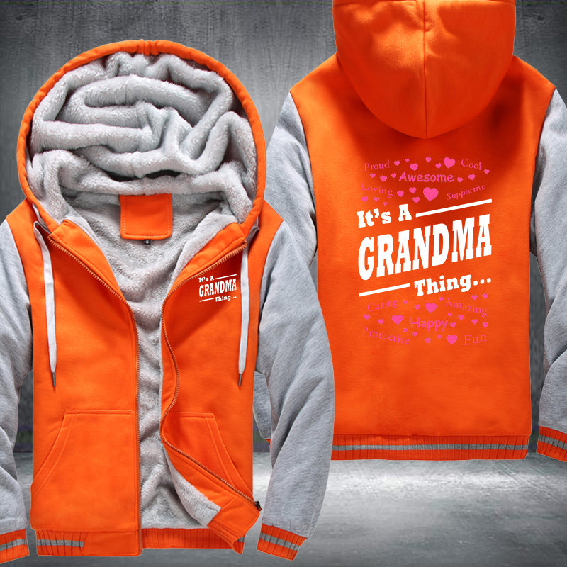 It's a GRANDMA Thing Fleece Hoodies Jacket