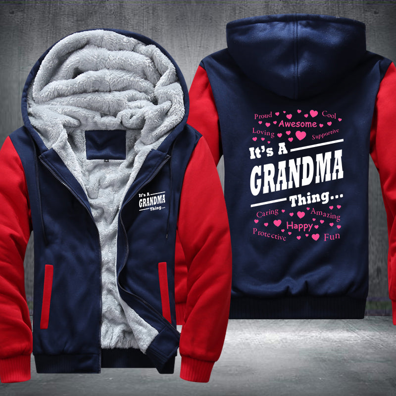 It's a GRANDMA Thing Fleece Hoodies Jacket