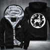 Elk wapiti Fleece Hoodies Jacket