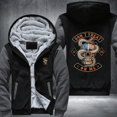 DON'T TREAT ON ME 1776 Fleece Hoodies Jacket